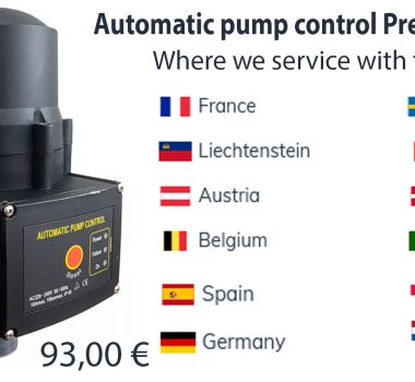 Automatic pump control Pressure switch