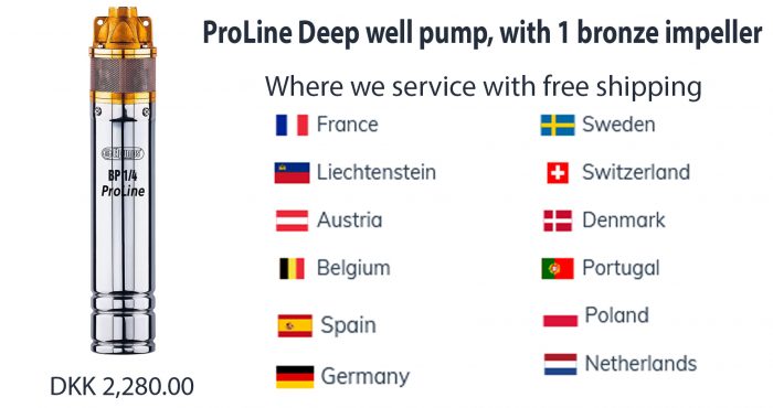 ProLine Deep well pump