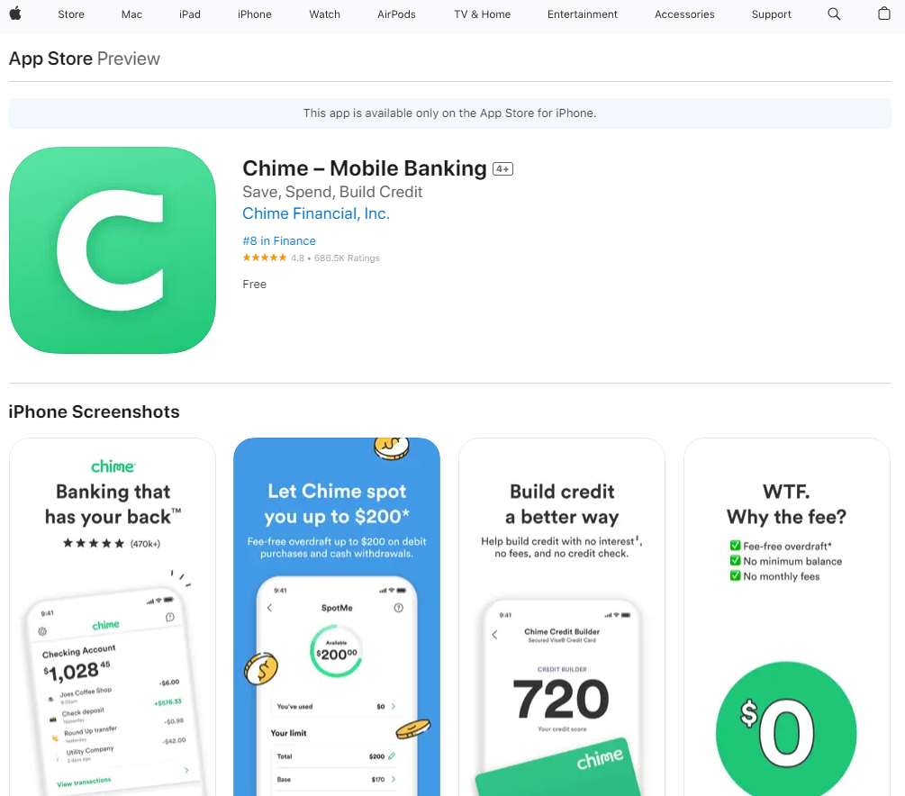 download the Chime: Mobile Banking App